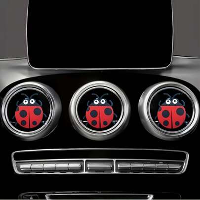 1 件装。优雅瓢虫汽车空调出风口香薰支架，带香薰功能，香薰扩散器，清新香氛，车内气味清新，时尚汽车内饰配件，汽车相关产品，圣诞礼物。