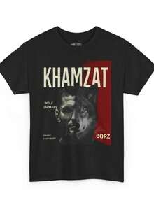 Hamzat Chimaev Shirt Bolts Wolf UFC Fighter T-Shirt, MMA Champion Fan Gift, Fight Sports Graphic T-Shirt - 黑色 - 查看 1