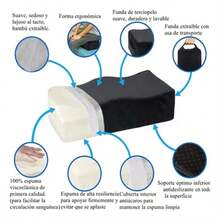 Bbl Pillow Post-Operative Buttock Augmentation Cushion - Black - View 5