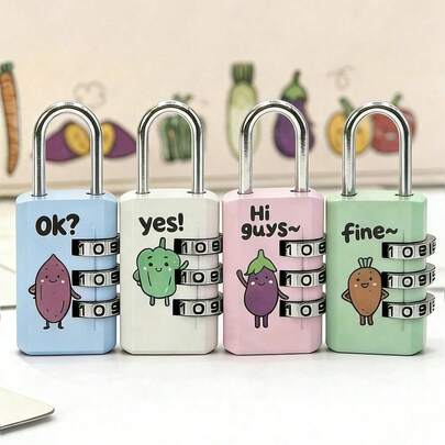 Khóa số 3 chữ số, bộ khóa mật khẩu hành lý kèm dây cáp thép, khóa mật khẩu tùy chỉnh cho hành lý, ngăn kéo, tủ khóa, phòng tập thể dục, trường học, đồ dùng du lịch.