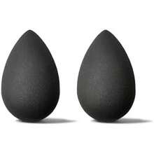 Beautyblender® | Original Pink Beauty Blender Makeup Sponge, Super-Soft Foam Easily Blends Foundations, Powders & Creams, Made In USA, Reusable, Washable, Streak Free Application, Vegan, Cruelty Free - Micro Mini Black 2-Pack - 查看 2