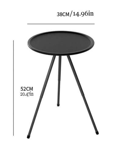 1 chiếc bàn tròn nhỏ có thể điều chỉnh kích thước dùng ngoài trời, bàn ăn ngoài trời, bàn ăn ngoài trời mùa xuân