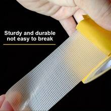 1pc Super Sticky Double-Sided Tape, Residue-Free Cloth Backing Grid Design, Suitable For Fixing Carpets, Faux Leather, Walls, Plastic Surfaces - Multi-Purpose Indoor & Outdoor Use - View 8