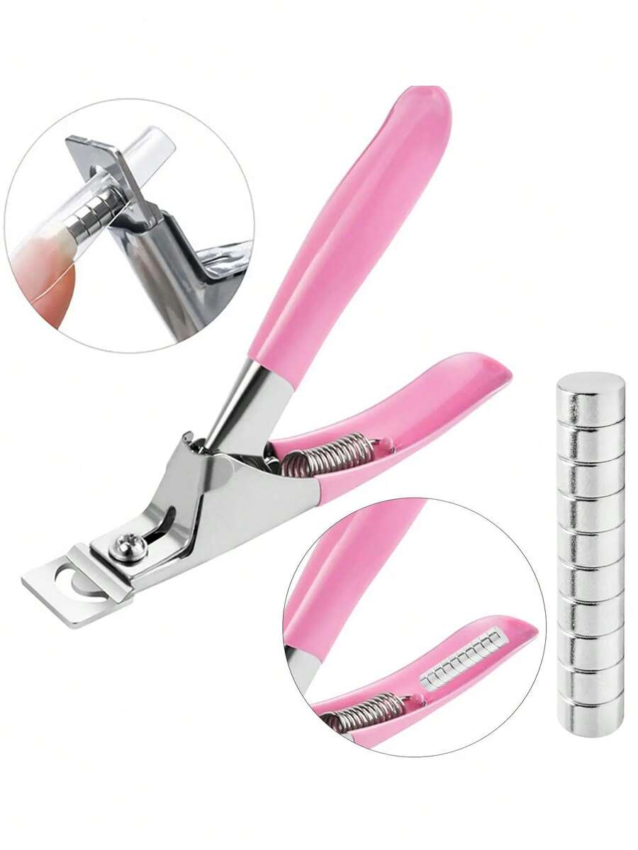 Single-Edged Titanium-Plated French U-Shaped Nail Clipper, Stainless Steel Nail Clipper Suitable For Extending Nails - Multicolor - View 1