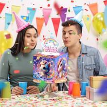 The Birthday Money Box Is Used For Extracting Cash Gifts, The Pink Surprise Money Box Is For Girls, And The Money Roll Box With 50 Transparent Bags Is A Fun And Affectionate Way To Give Birthday Cash Gifts Party Box. - View 6