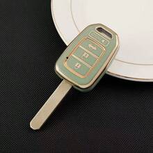 Premium Car Key Fob Case Cover , Full Protection Key Shell Compatible With Honda Accord, Fit, Crider, Integra, Stylish Auto Key Holder With Keychain, Universal Fit For Men And Women, Shockproof Anti-Scratch Full Coverage Key Protector, Soft Material Car Key Accessories, Fashion Design Vehicle Key Shell, Perfect Replacement For Original Key Cover, Exquisite Workmanship Auto Key Case For Daily Use, Ideal Gift For Car Owners. - Z4 Single Shell - View 5