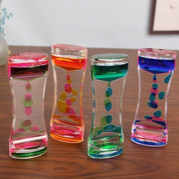 1pc Vibrant Liquid Motion Sensory Fidget Toy, Suitable For Sensory Play, Fidgeting, Activities, Desktop Decor, Creative Multicolor Gift, Party Favor