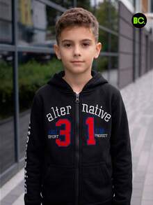 Big City Tween Boys T-Shirt Co-Ords - 黑色 - 查看 5