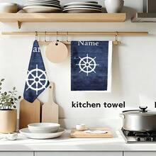 2pc Hand Towels, Kitchen Dishwashing Towels, 16*24in, Super Absorbent, Durable, Decorative Hand Towels For Kitchen & Bathroom, Ideal Housewarming, Birthday Or Gift - Teal Blue - View 9
