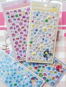 Những miếng dán 3D này có thiết kế giọt nước đáng yêu, mang lại cảm giác thư thái và giúp giảm căng thẳng. Họa tiết giọt nước dễ thương và hiệu ứng dập nổi 3D tạo nên cảm giác ba chiều bắt mắt! Chống thấm nước và chống tia UV, chúng rất thích hợp để sử dụng trên nhật ký thư giãn, nhật ký tâm trạng hoặc thiệp giảm căng thẳng tự làm, giúp giảm bớt áp lực hàng ngày! - Nhiều màu - Xem 6