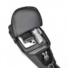 8升轻便休闲通勤旅行单肩包 - 灰色 - 查看 2