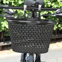 Bicycle Large Front Baskets Easy To Installation Anti-Fade Bike Basket Suitable For Most Type Of Bikes - Black - View 6