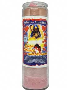 Vela Aromática Decorativa Santa Muerte, Parafina De Larga Duración Con Dulce Esencia A Miel Para Ambiente - Múltiples aromas - Ver 4