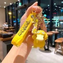 6 móc khóa hình nhân vật hoạt hình 3D - Phụ kiện móc khóa túi hình nhân vật anime dễ thương - Nhiều màu - Xem 12