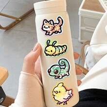 65张可爱卡通动物贴纸，包括鸭子、猫、鸟、海洋动物贴纸和其他趣味贴纸，适用于笔记本电脑、手机、汽车、滑板、水瓶、计划本等。 - A - 查看 4