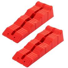 Capacity Kerb Ramp – 2.5 Ton 3-Step Ramps For Motorhome, Campervan & Trailer Levelling - Rojo - Ver 1