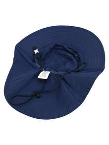 1-2岁 2-6岁 6-14岁 儿童防晒帽 夏季婴儿遮阳帽 幼儿遮阳帽 男女童薄肩披肩大帽檐渔夫帽 - 1PC - 查看 8