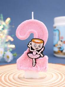 Delicate Melting Brain Candle, DIY Puzzle Monster Abstract Candle, Party Favors, Cake And Dessert Decorative Candles, Anniversary Number Candles - Multicolor - View 5