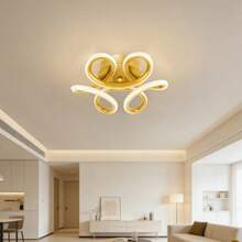 Modern LED Ceiling Light / Chandelier For Hallway, Living Room, Bedroom And Kitchen - 金色 - 查看 3