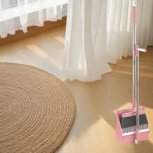 Juego de escoba y recogedor, escoba de alta gama transparente gruesa al por mayor, combinación de cepillo y recogedor para barrer - Escoba multicolor - Ver 3