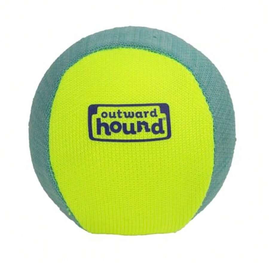 FlyFetch Squeak Ball Dog Toy Extra‑Loud Squeaker Durable Foam Core Floats In Water All Breeds 4" - 如圖所示 - 查看 1