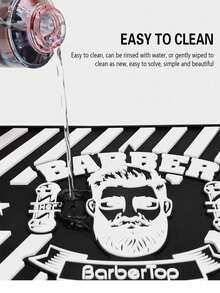 Silicone Salon Magnetic Mat Waterproof Hairdressing Tool Holder Barber Clipper Mat Hairdresser Pro Pad - Multicolor - View 5