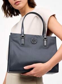 Tory Burch Ella 小号尼龙手提包 - 黑色 - 查看 2