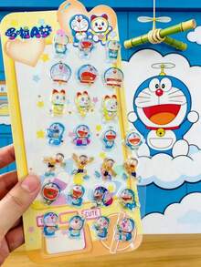 Premium 3D Crystal Stickers - Mixed Anime Character Stickers, Shiny Glossy Surface, Multi-Purpose Decorative Stickers Suitable For Bullet Journals, Albums, Phone Cases, School Supplies And Collectibles - Perfect For Anime Fans - Multicolor - View 9