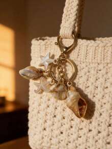 New Creative Seashell, Conch, Starfish, Star Shaped Keychains And Bag Charms, Fashion Accessories - Multicolor - View 3