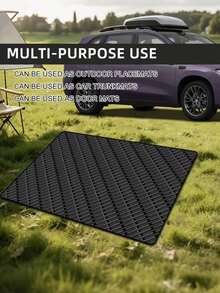 1件100x75厘米通用汽车后备箱垫/户外野餐毯，图案设计，防水耐用，适用于SUV、卡车、轿车，保护汽车内饰并保持清洁 - A - 查看 7