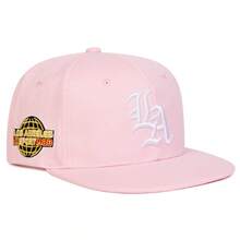 1pc Men's Gothic LA Snapback Hat, Personalized Embroidered Letter Baseball Cap, Street Fashion Casual Hat For Spring, Autumn, Travel, Beach Vacation,Summer,Holiday - Multicolor - View 3