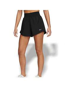Nike 女士立领长袖上衣和短裤休闲运动套装 - 黑白-Black - 查看 3