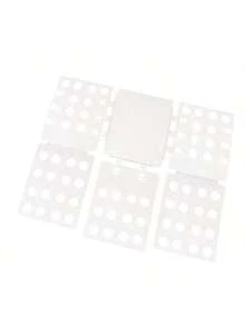 多功能衣物折叠板，耐用塑料衬衫折叠收纳架，轻松整理衣物，节省空间，适用于T恤、裤子、连衣裙和毛巾 - 彩色 - 查看 10