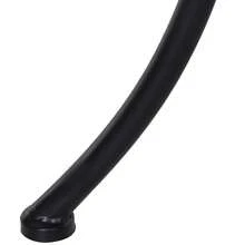 Side Table, Black Garden Table, 45 X 45 X 50 Cm, Metal Balcony Table, Coffee Table For Patio And Garden - Black - View 8