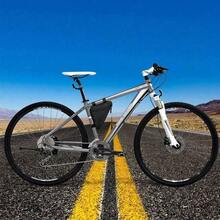 1pc Black Bicycle Triangle Bag, Mountain Bike Front Frame Top Tube Tool Bag, Bicycle Handlebar Saddle Bag And Bicycle Accessories - Black - View 7