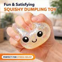 Easter Gift Glitter Dumpling, Glitter Dumpling Squishy Box, Dumplings Squishy, Anxiety Relief Fidget, Soft Squeeze Decompression (1PC-A) - Nhiều màu - Xem 7