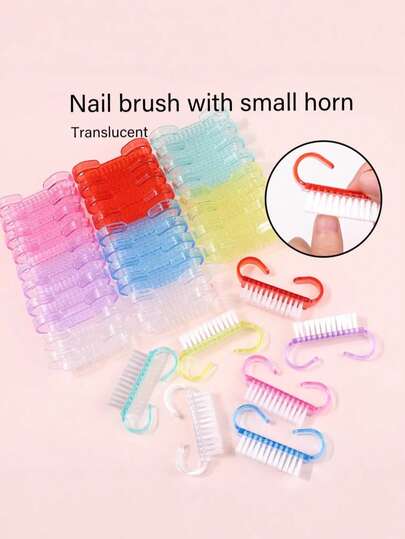 Bộ 12/3/1 cọ vẽ móng mini nhiều màu sắc, cọ làm sạch móng bằng nhựa góc cạnh, cọ hình sừng, cọ làm sạch móng, cọ vẽ móng mini, cọ chăm sóc móng, dụng cụ vẽ móng, cọ màu hồng, thích hợp sử dụng tại salon và nhà, dùng cho làm móng tay và móng chân, bộ cọ tẩy tế bào chết nhiều màu sắc, dụng cụ chăm sóc móng.