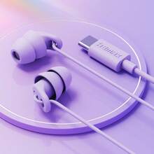 Remax Type-C Wired In-Ear Headphones With Microphone, Noise Cancellation, 1.2m Cable, Volume Control, Compatible With IPhone, Android, Pixel And Other Audio Recording Devices, Gaming Headset - RM-518A - View 2