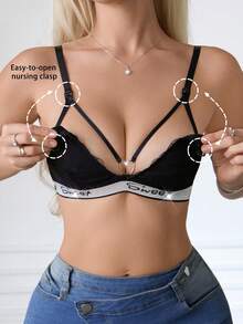 Hart & Haze Maternity Bras - Black - View 6