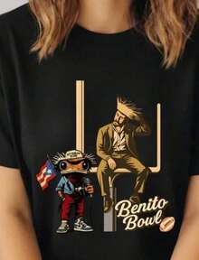 Benito Bowl Shirt, Puerto Rico Coqui Frog Tee, Football Fan Gift, Bunny Super Sweatshirt, Super 2026, Bunny Super Shirt2026 - màu đen - Xem 13