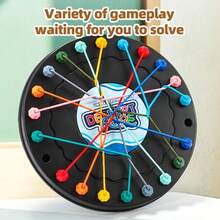 Rope-Untying Challenge Game For Kids-An Educational Toy That Fosters Logical Thinking And Concentration; A Family Game For Parent-Child Interaction And A Head-To-Head Logic Puzzle Challenge. - Multicolor - View 3