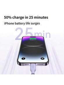 anker Apple MFi Certified Durable Bending Resistant Charging Cable, Made Of Anti-Bending Material, Long-Lasting, Fast Charging, For Phone Battery - Multicolor - View 7