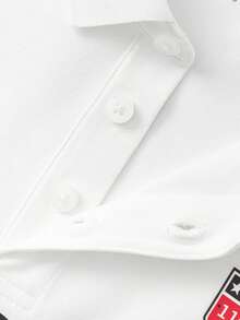 Balabala 男童 Polo 衫，清凉透气，轻盈时尚，休闲百搭，夏季上衣 2026 款 - 本白 - 查看 3