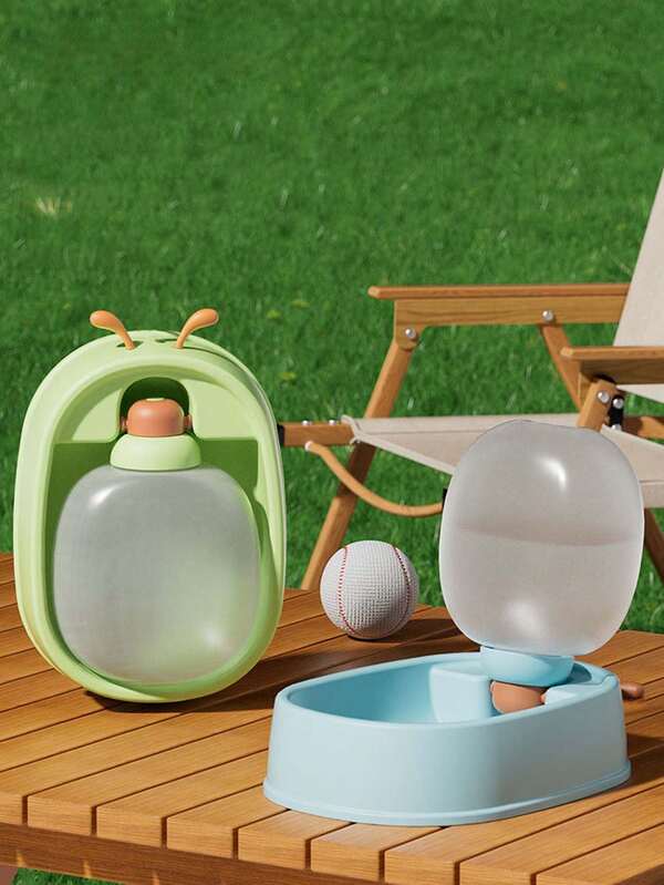 1pc Portable Pet Water Bottle, Foldable Water Cup, Outdoor Drinking Dispenser For Pets