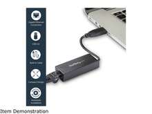 StarTech.Com USB 3.0 To Gigabit Ethernet NIC Network Adapter - Black - View 4