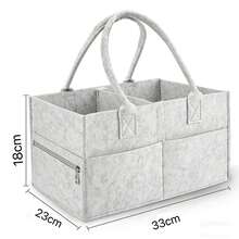 Túi đựng đồ cho mẹ bằng vải nỉ, túi đựng tã đa năng bằng vải nỉ dùng để đựng tã và đồ dùng cho bé. - Nhiều màu - Xem 3