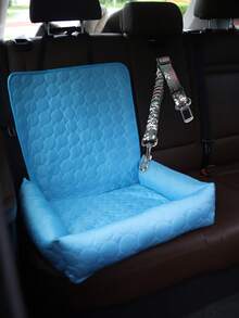 Bộ 2 món đệm ghế ô tô cho thú cưng mùa hè + dây an toàn, giường ngủ ngoài trời cho chó trên xe hơi, thảm làm mát cho thú cưng trên ghế hành khách. - Nhiều màu - Xem 10