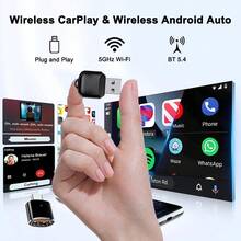 車載 AI Box 無線轉接器,支援 CarPlay 與 Android Auto,有線轉無線,即插即用,Type-C USB 接口 - M25- - 查看 7