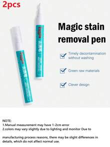 2支/3支装 50毫升便携式去渍滚筒，强力清洁笔，快速免冲洗液体滚筒清洁剂，织物清洁工具 - 彩色 - 查看 20