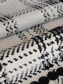 1 chiếc đệm sofa bằng vải nhung, chống trơn trượt, chống bụi, phù hợp cho mọi mùa. - trắng - Xem 4